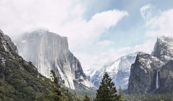 montagnes du parc Yosemite